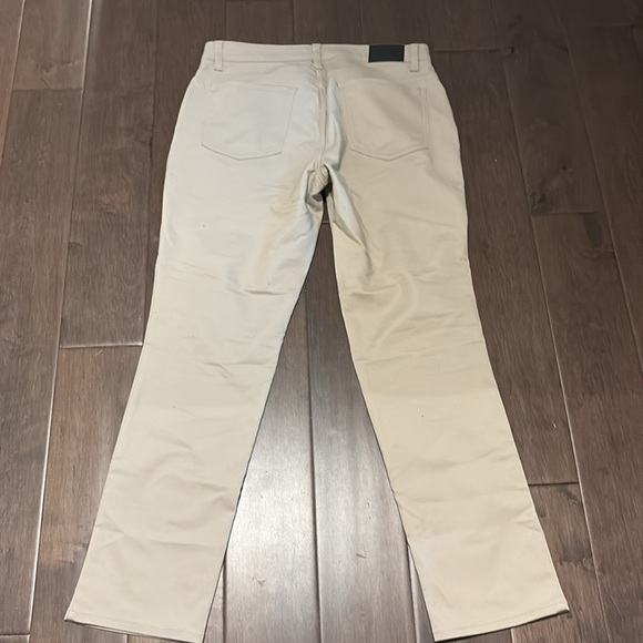 Men’s Calvin klein casual fit dress pants cream colour- 32x30 - Picture 4 of 7